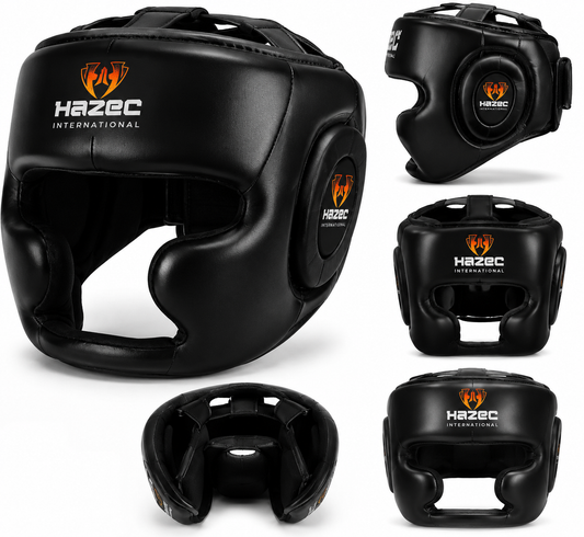 Leather Boxing Head Guard Pro