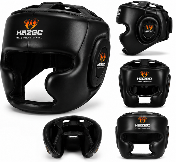 Leather Boxing Head Guard Pro